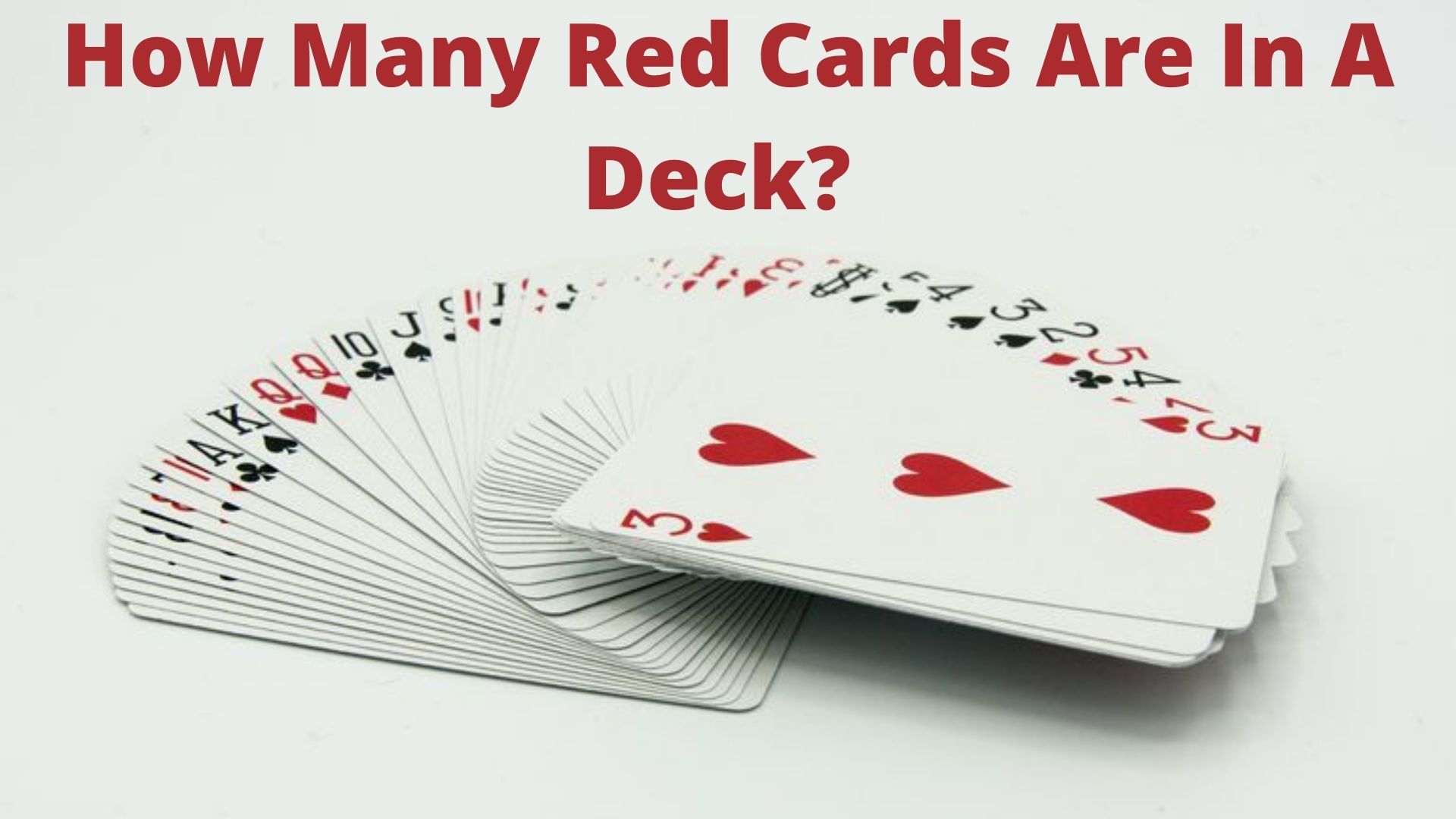 Red Cards in a Deck