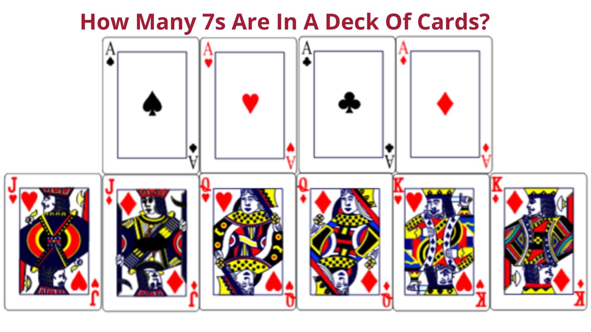 How Many 7s Are In A Deck Of Cards