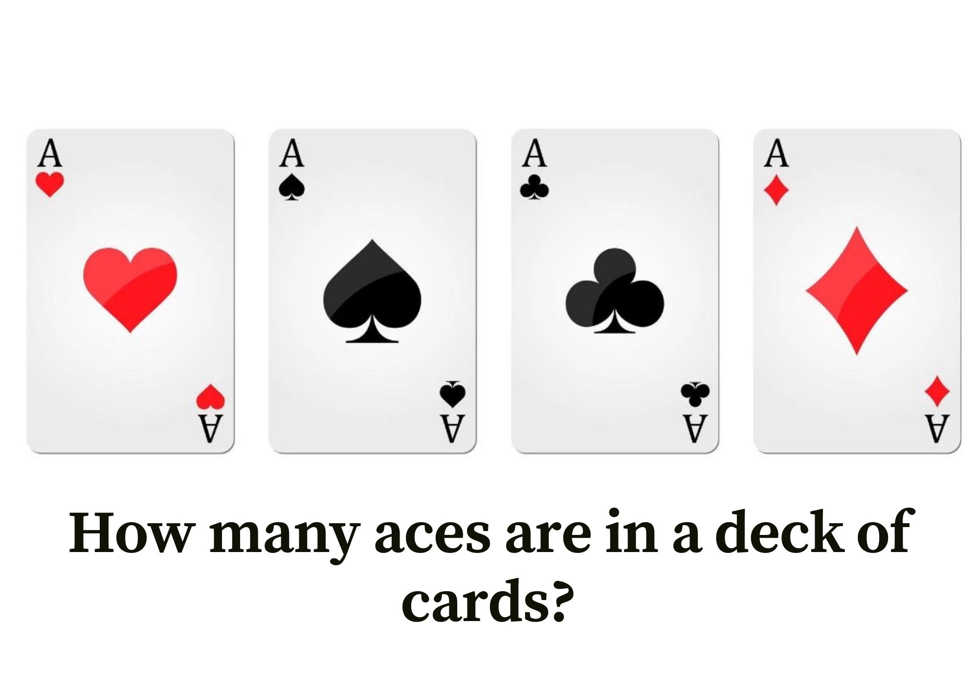 how many aces are in a deck of cards