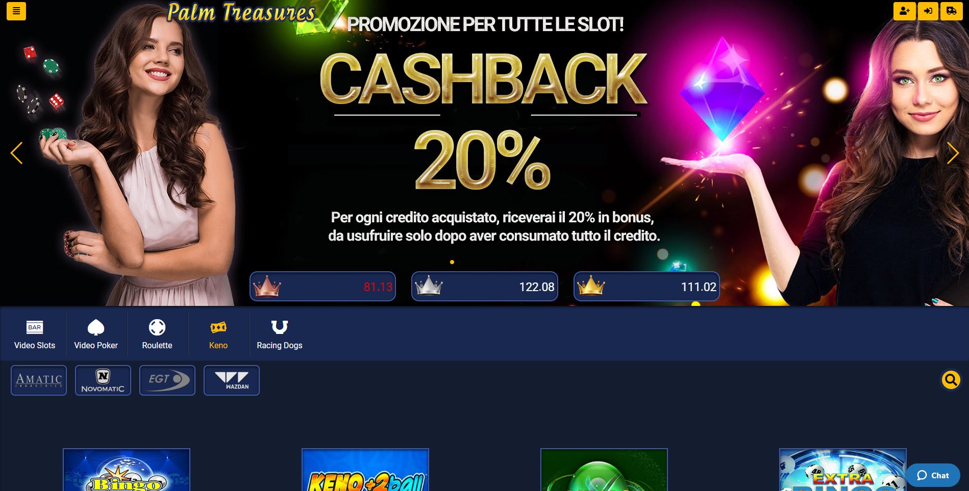 casino cashback offer